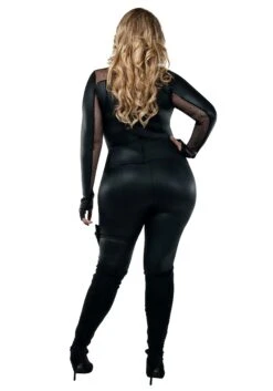 Plus Size Secret Agent Costume For Women 5 Plus Size Secret Agent Costume For Women -Halloween Costumes womens secret agent plus costume alt 1