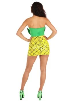 Sequin Pineapple Costume Dress For Women 6 Sequin Pineapple Costume Dress For Women -Halloween Costumes womens sequin pineapple costume alt 1
