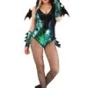 Sequined Dragon Costume For Women -Halloween Costumes womens sequined dragon costume
