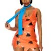 Forplay Sexy Bedrock Fred Patent Costume Dress For Women 1 Forplay Sexy Bedrock Fred Patent Costume Dress For Women -Halloween Costumes womens sexy bedrock fred patent costume dress