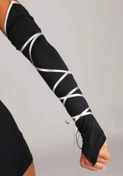 Sexy Blue Mortal Ninja Costume For Women -Halloween Costumes womens sexy blue mortal ninja costume alt 6