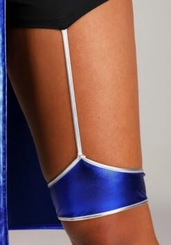 Sexy Blue Mortal Ninja Costume For Women -Halloween Costumes womens sexy blue mortal ninja costume alt 8