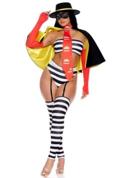 Forplay Sexy Burger Burglar Costume For Women 6 Forplay Sexy Burger Burglar Costume For Women -Halloween Costumes womens sexy burger burglar costume alt 1