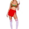 Roma Sexy Fast Food Burger Baddie Costume For Women -Halloween Costumes womens sexy fast food burger baddie costume