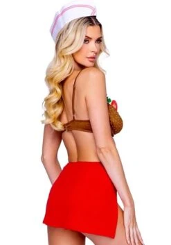 Roma Sexy Fast Food Burger Baddie Costume For Women 9 Roma Sexy Fast Food Burger Baddie Costume For Women -Halloween Costumes womens sexy fast food burger baddie costume 2