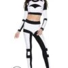 MUSIC LEGS Sexy Galaxy Trooper Costume For Women -Halloween Costumes womens sexy galaxy trooper costume