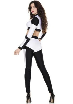 MUSIC LEGS Sexy Galaxy Trooper Costume For Women 7 MUSIC LEGS Sexy Galaxy Trooper Costume For Women -Halloween Costumes womens sexy galaxy trooper costume alt 1