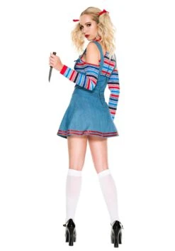 MUSIC LEGS Women's Sexy Good Guys Doll Costume -Halloween Costumes womens sexy good guys doll costume alt 1