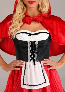 Women's Sexy Little Riding Hood Costume -Halloween Costumes womens sexy little riding hood costume alt 3