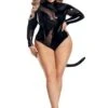 Plus Size Sexy Cat Scratch Fever Women's Costume 2 Plus Size Sexy Cat Scratch Fever Women's Costume -Halloween Costumes womens sexy plus size cat scratch fever costume