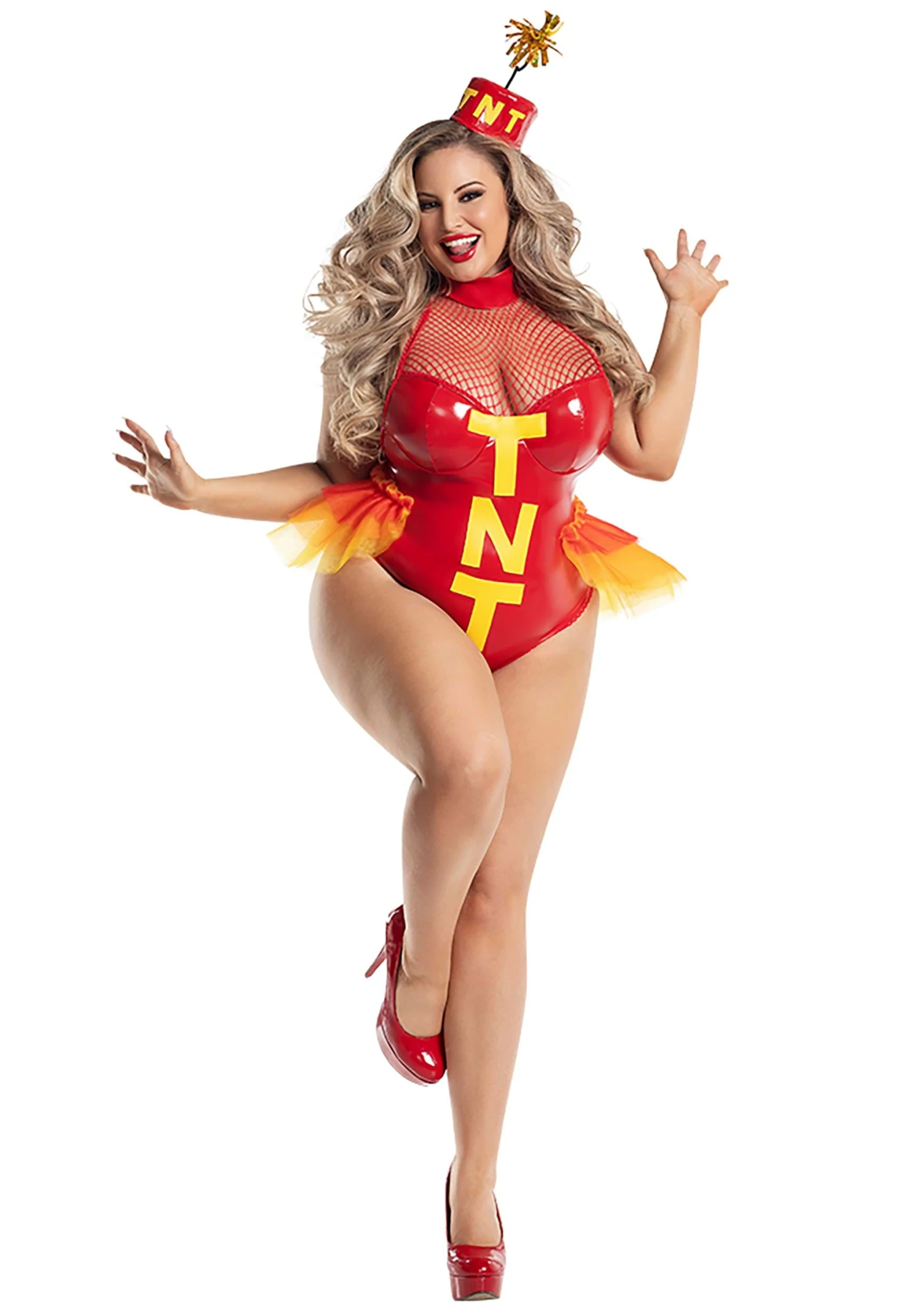 Plus Size Sexy Dynamite Women's Costume 3 Plus Size Sexy Dynamite Women's Costume