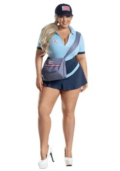 Plus Size Women's Postal Honey Costume