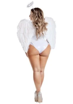 Plus Size Sexy Sparkle Angel Women's Costume 5 Plus Size Sexy Sparkle Angel Women's Costume -Halloween Costumes womens sexy plus size sparkle angel costume alt 1
