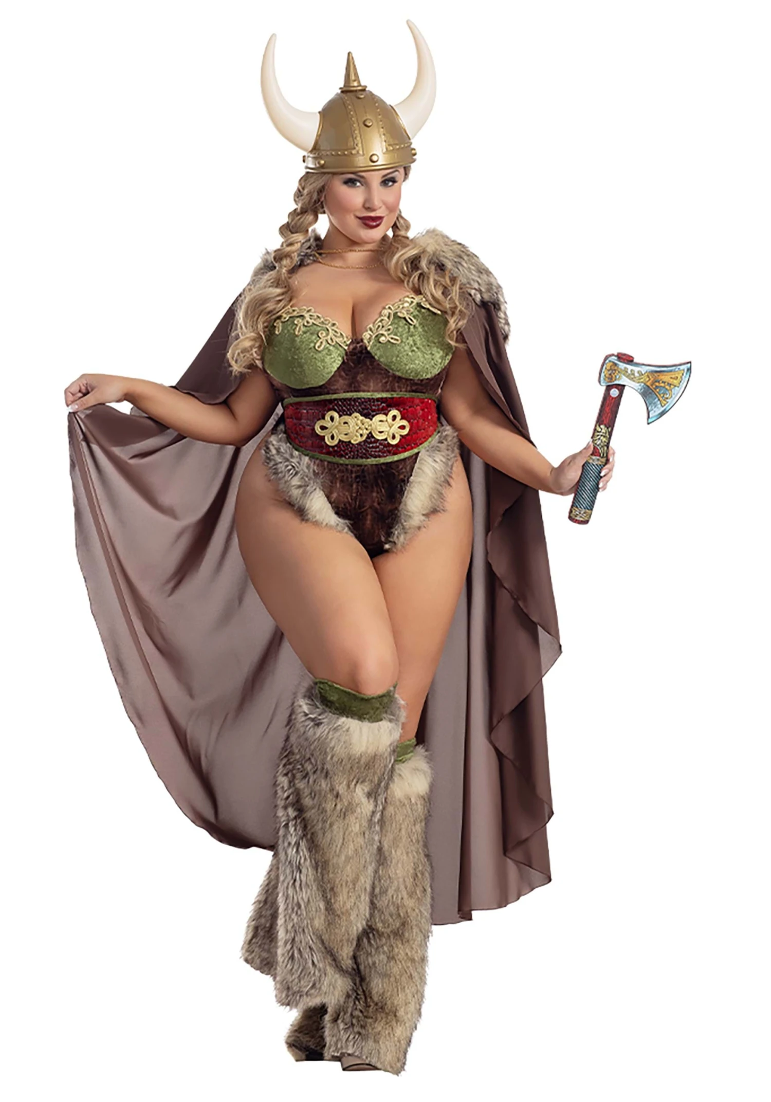 Plus Size Sexy Valhalla Honey Women's Costume 3 Plus Size Sexy Valhalla Honey Women's Costume