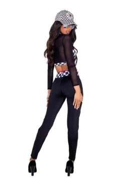 Roma Sexy Racecar Driver Women's Costume -Halloween Costumes womens sexy racecar driver costume alt 1