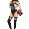 Sexy Ref Bodysuit Costume For Women 1 Sexy Ref Bodysuit Costume For Women -Halloween Costumes womens sexy ref bodysuit costume