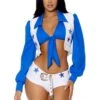 Forplay Sexy Star Football Cheerleader Costume For Women -Halloween Costumes womens sexy star football cheerleader