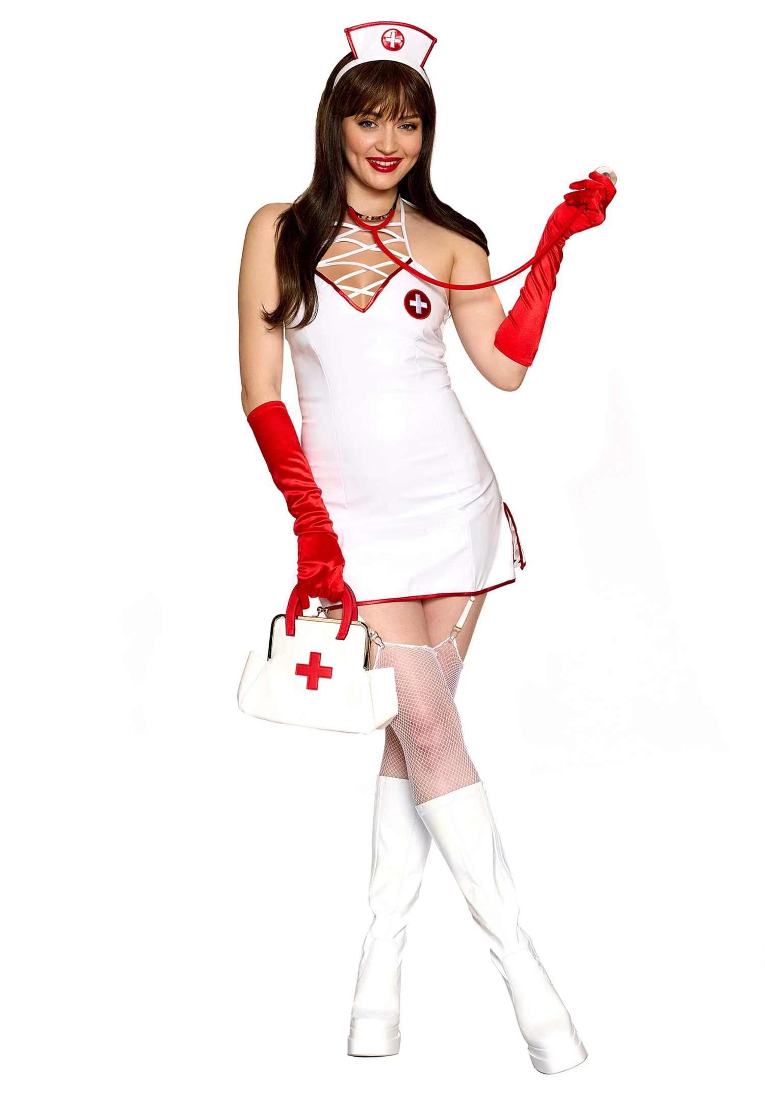 Dreamgirl Sexy Strappy Nurse Costume For Women 3 Dreamgirl Sexy Strappy Nurse Costume For Women