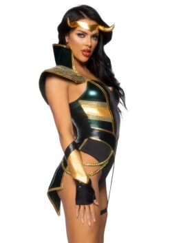 LEG AVENUE Sexy Trickster Costume For Women 7 LEG AVENUE Sexy Trickster Costume For Women -Halloween Costumes womens sexy trickster costume alt 2
