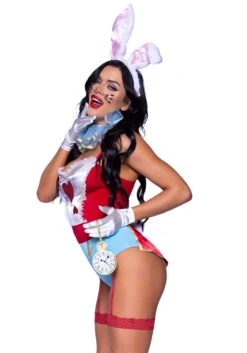 LEG AVENUE Sexy White Rabbit Costume For Women 7 LEG AVENUE Sexy White Rabbit Costume For Women -Halloween Costumes womens sexy white rabbit costume alt 2