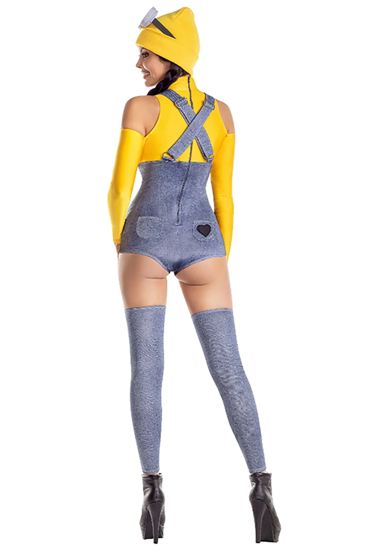 Sexy Yellow Henchmen Baddie Costume For Women 5 Sexy Yellow Henchmen Baddie Costume For Women - Image 3