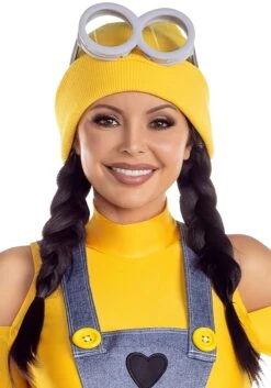 Sexy Yellow Henchmen Baddie Costume For Women 10 Sexy Yellow Henchmen Baddie Costume For Women -Halloween Costumes womens sexy yellow henchmen baddie alt 3