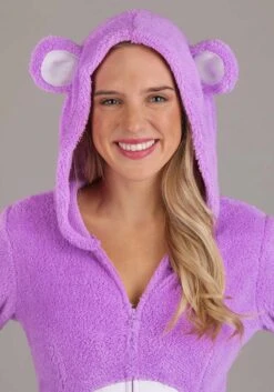 Women's Share Bear Romper Costume 14 Women's Share Bear Romper Costume -Halloween Costumes womens share bear romper costume alt 4