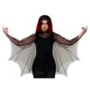 Women's Sheer Bat Costume Poncho