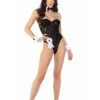 Roma Sheer Playboy Bunny Costume For Women 2 Roma Sheer Playboy Bunny Costume For Women -Halloween Costumes womens sheer playboy bunny costume