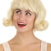 Short Blonde 50s Wig For Women -Halloween Costumes womens short blonde 50s wig
