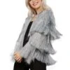 Smiffys Silver Fringe Tinsel Jacket For Women 1 Smiffys Silver Fringe Tinsel Jacket For Women -Halloween Costumes womens silver fringe tinsel jacket