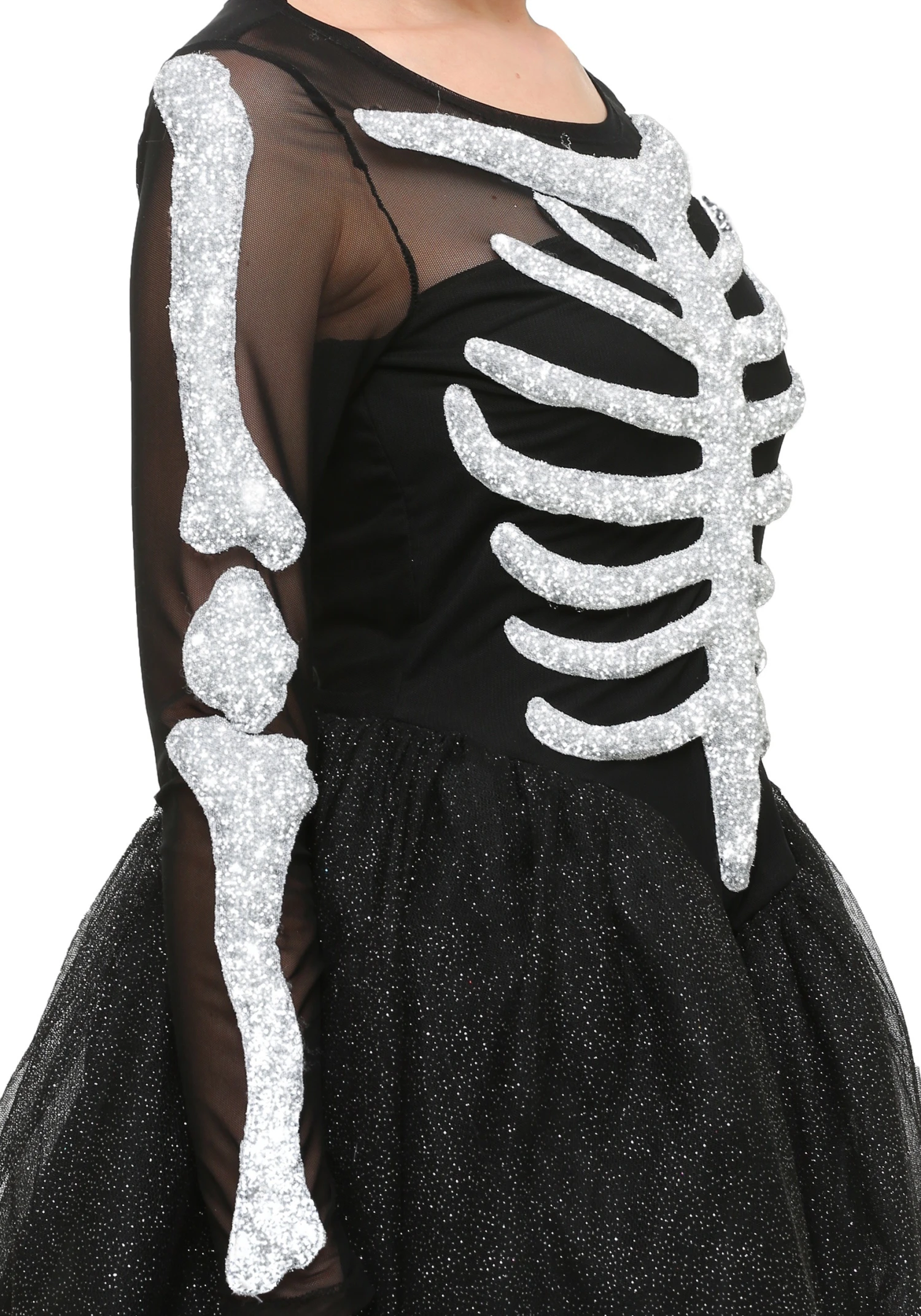 Women's Skeleton Beauty Costume 4 Women's Skeleton Beauty Costume - Image 2