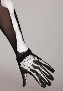 Women's Skeleton Beauty Plus Size Costume Dress 8 Women's Skeleton Beauty Plus Size Costume Dress -Halloween Costumes womens skeleton beauty costume alt 2