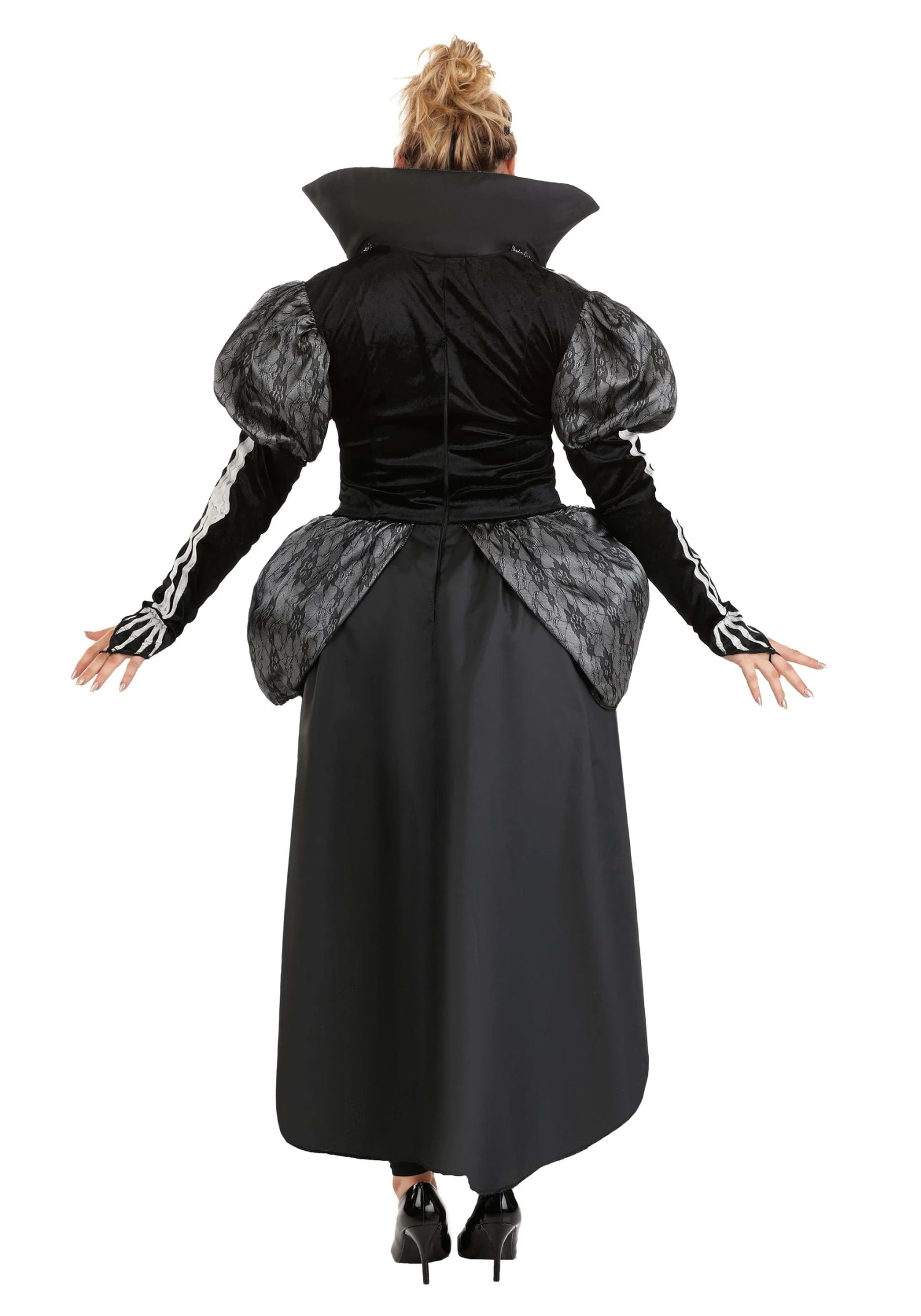Fun World Women's Skeleton Queen Costume 5 Fun World Women's Skeleton Queen Costume - Image 3