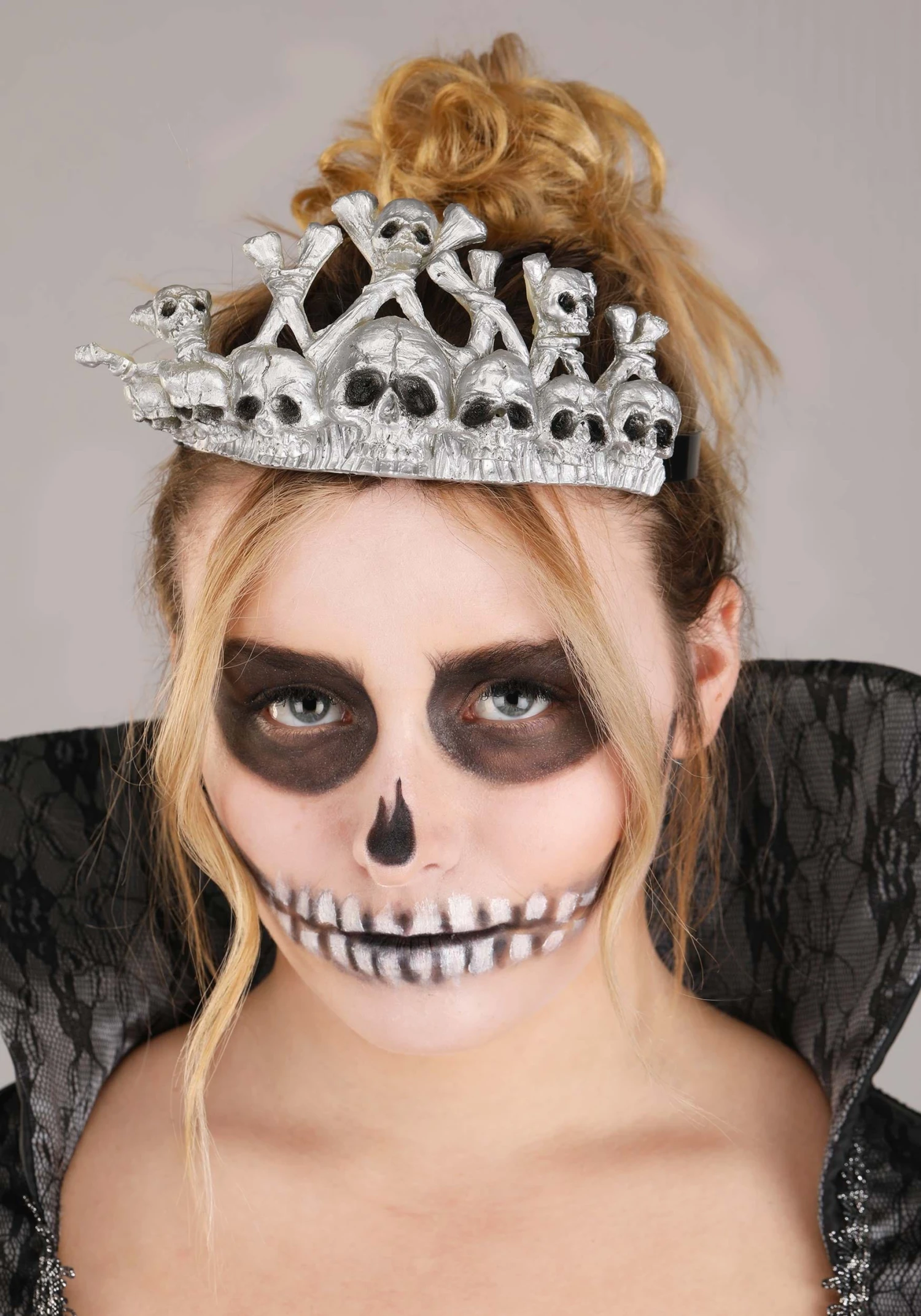 Fun World Women's Skeleton Queen Costume 6 Fun World Women's Skeleton Queen Costume - Image 4