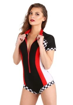 Snappy Racer Costume For Women -Halloween Costumes womens snappy racer costume alt 2