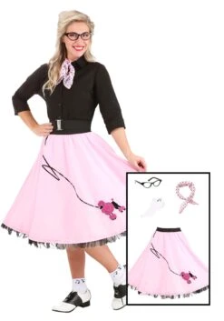 Halloween Costumes -Halloween Costumes womens sock hop kit alt 2