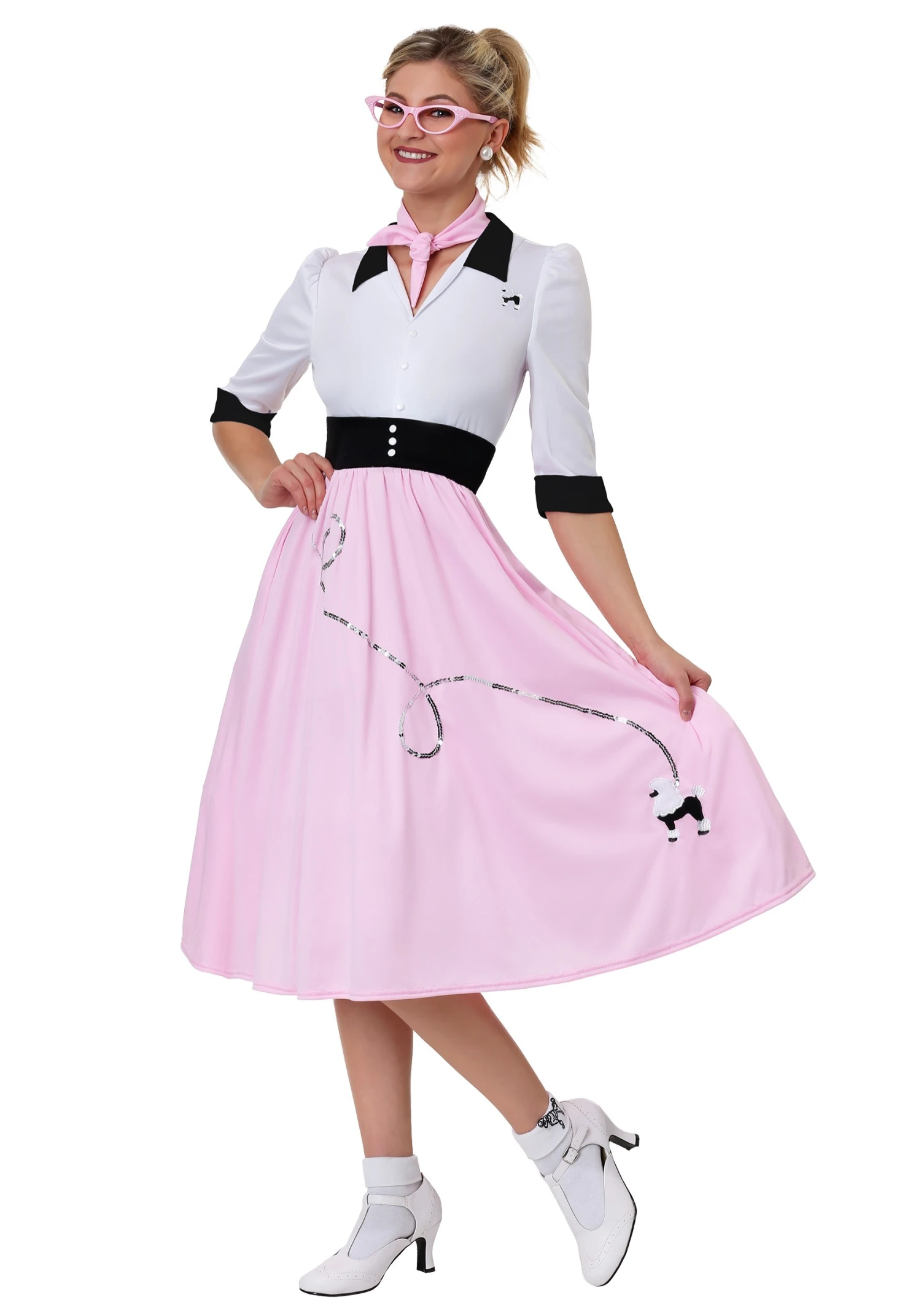 Sock Hop Sweetheart Costume For Women 3 Sock Hop Sweetheart Costume For Women