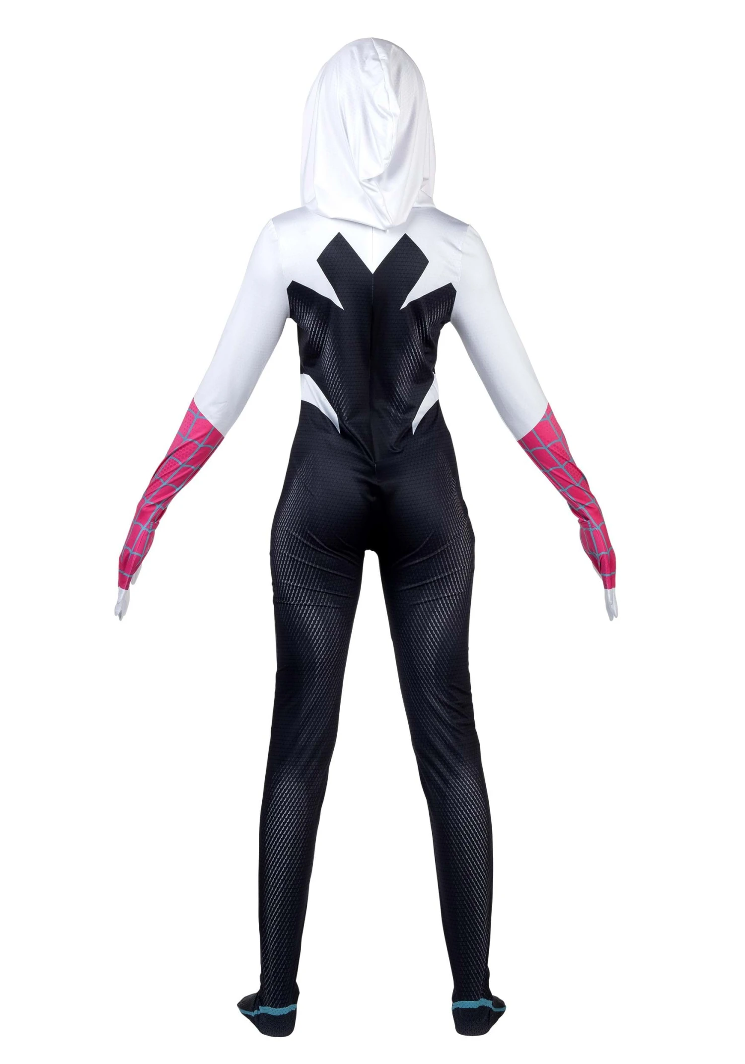 JAZWARES Spider-Gwen Zentai Suit Costume For Women 7 JAZWARES Spider-Gwen Zentai Suit Costume For Women - Image 5