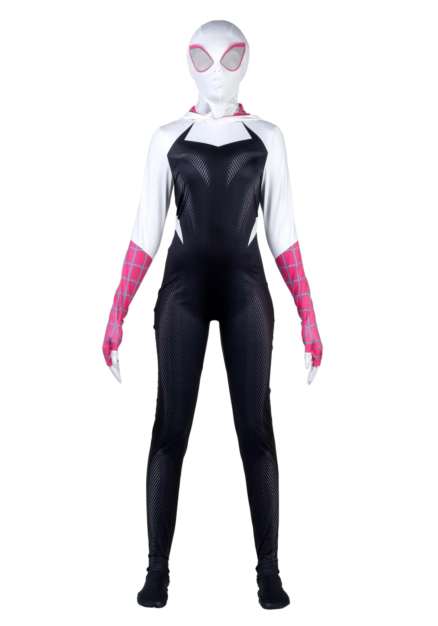 JAZWARES Spider-Gwen Zentai Suit Costume For Women 8 JAZWARES Spider-Gwen Zentai Suit Costume For Women - Image 6