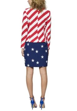Opposuits Stars And Stripes Women's OppoSuit -Halloween Costumes womens stars and stripes opposuit alt 1