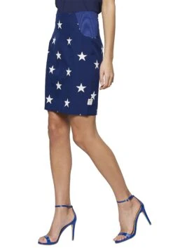 Opposuits Stars And Stripes Women's OppoSuit -Halloween Costumes womens stars and stripes opposuit alt 2