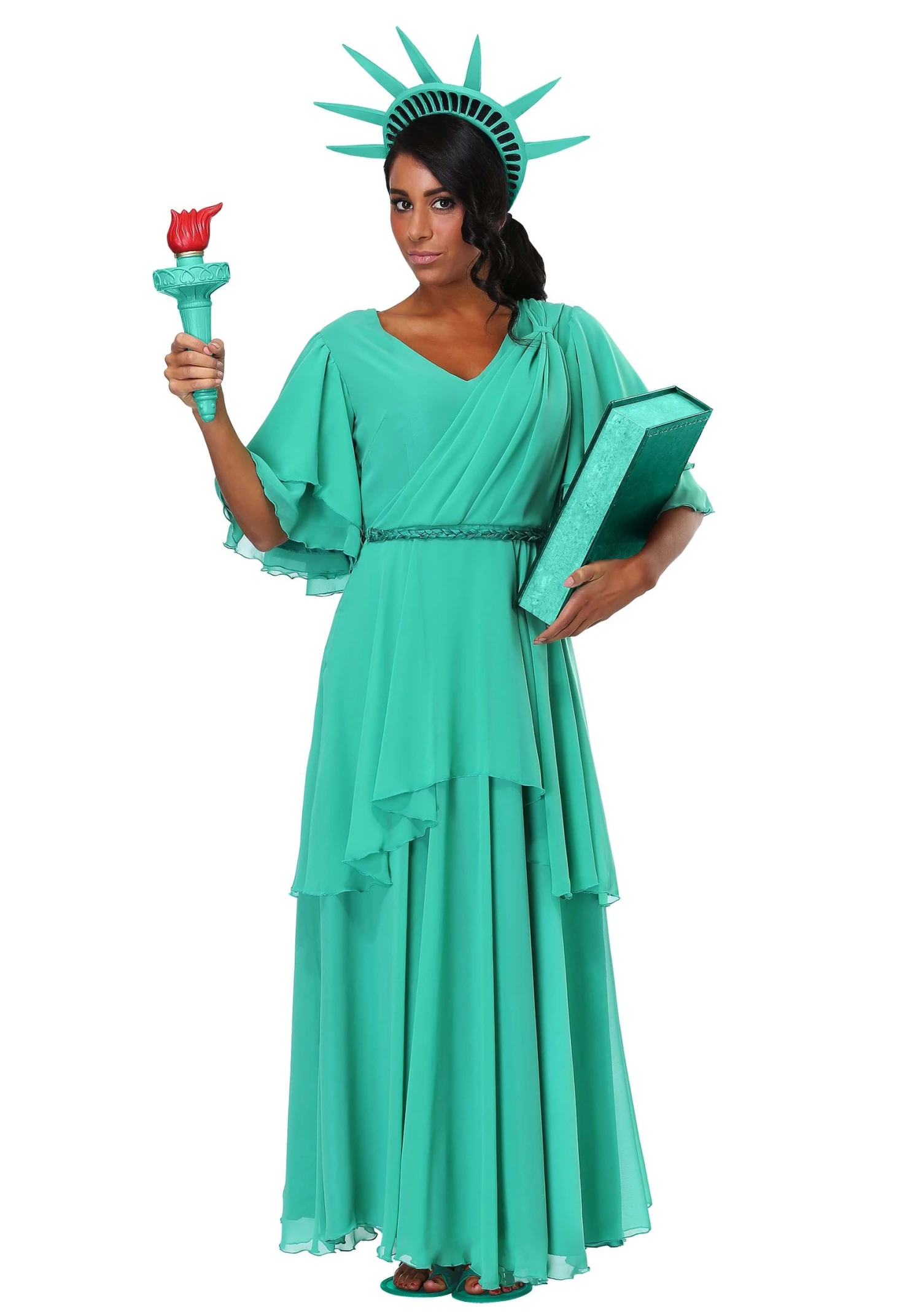 Women's Statue Of Liberty Costume 8 Women's Statue Of Liberty Costume - Image 6