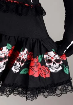 Women's Sugar Skull Costume -Halloween Costumes womens sugar skull costume alt 4