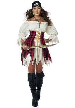 Women's Sultry Sea Pirate Costume