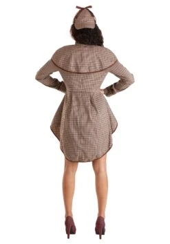 Sultry Sherlock Holmes Costume For Women 6 Sultry Sherlock Holmes Costume For Women -Halloween Costumes womens sultry sherlock holmes costume alt 1