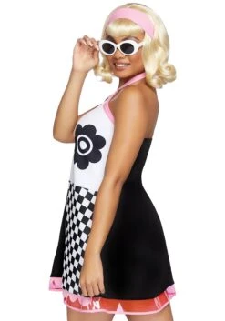 LEG AVENUE Swinging 60s Sweetie Womens Costume -Halloween Costumes womens swinging 60s sweetie costume alt 1