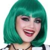 Dreamgirl Teal Bob Wig 2 Dreamgirl Teal Bob Wig -Halloween Costumes womens teal bob wig