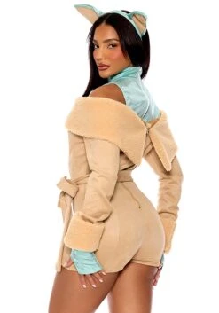 Forplay The Force Is Strong Romper Costume For Women -Halloween Costumes womens the force is strong romper costume alt 1