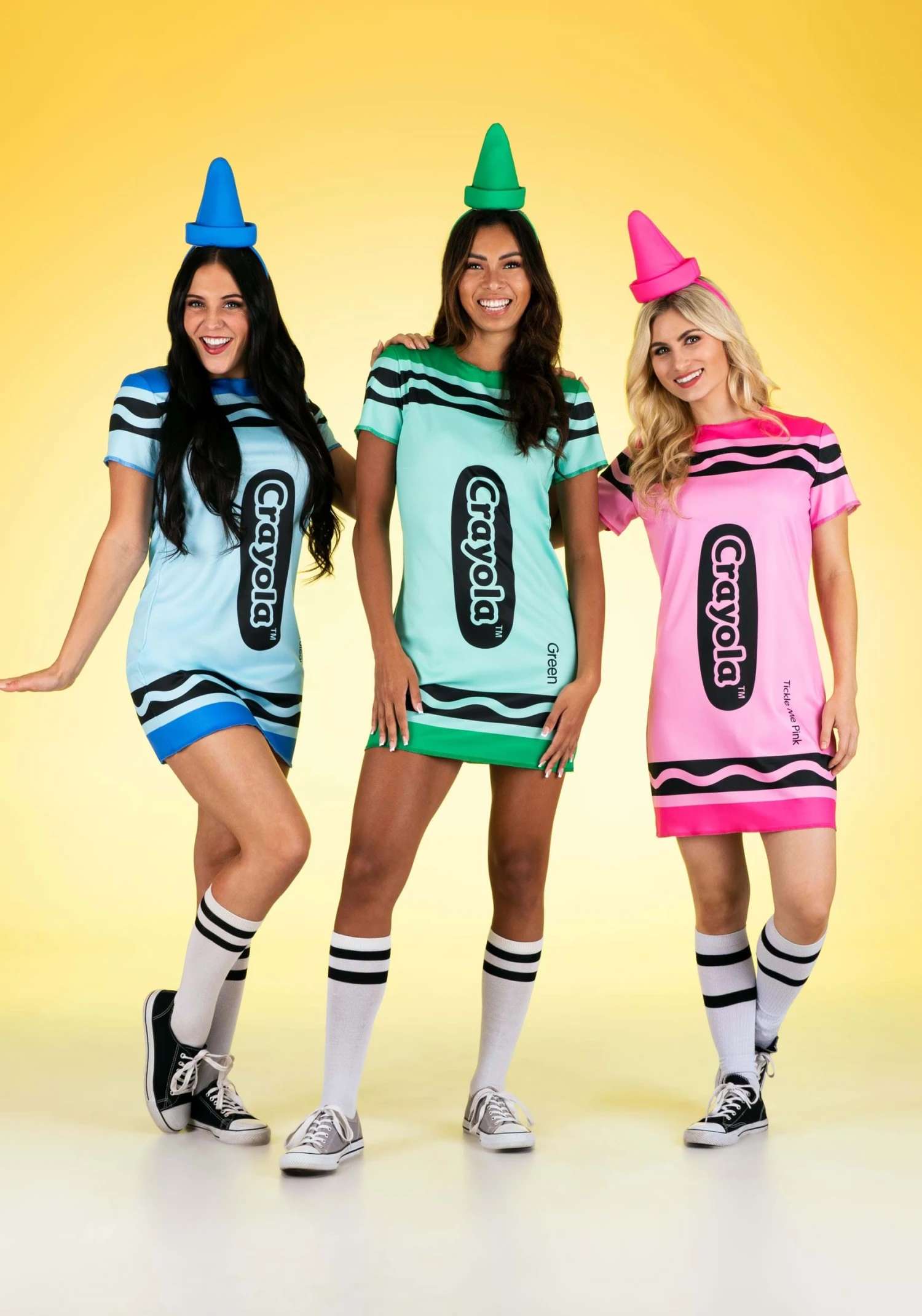 Tickle Me Pink Crayola Crayon Women's Costume 4 Tickle Me Pink Crayola Crayon Women's Costume - Image 2